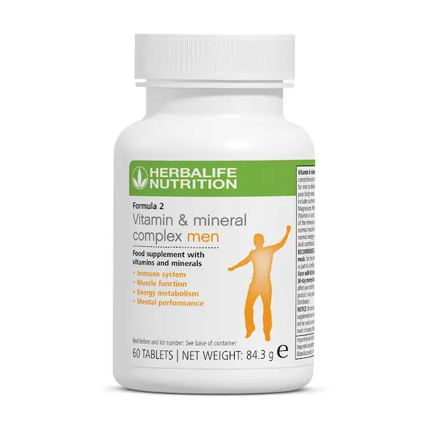 Herbalife nutrition product Formula 2 vitamin mineral complex men 60 tablets micronutrients