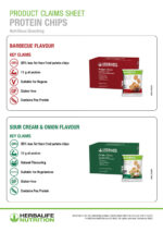 herbalife nutrition protein chips product fact sheet