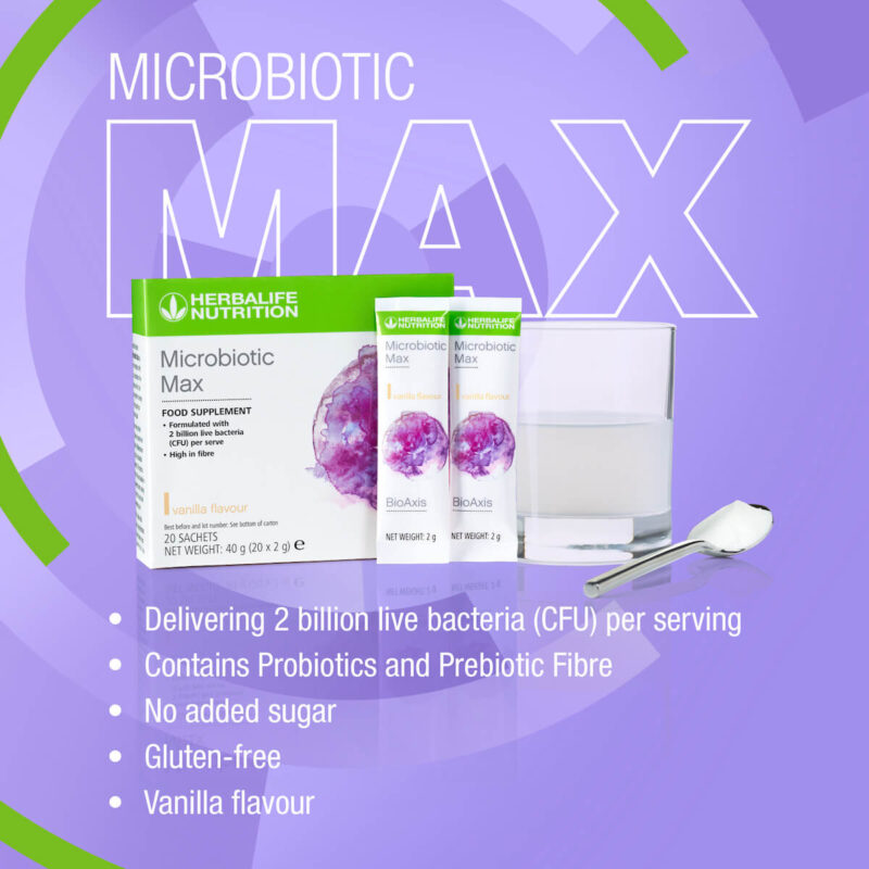 herbalife nutrition microbiotic max product benefits