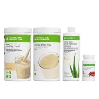 herbalife products advanced breakfast vanilla cream with aloe max and herbal tea