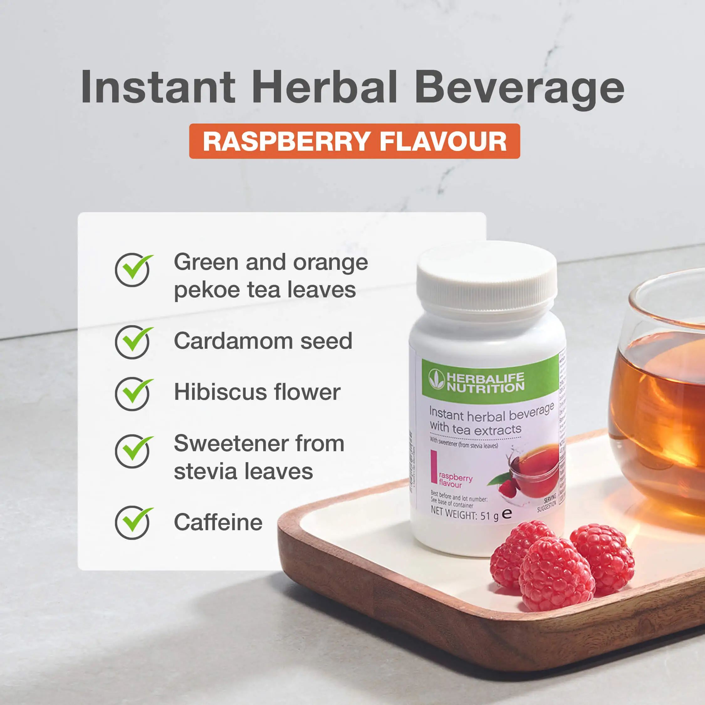 Herbalife Instant herbal beverage tea flavour